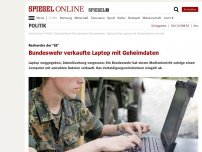 Bild zum Artikel: Recherche der 'SZ': Bundeswehr verkaufte Laptop mit Geheimdaten