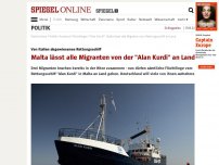 Bild zum Artikel: Von Italien abgewiesenes Rettungsschiff: Malta lässt alle Migranten von der 'Alan Kurdi' an Land