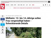 Bild zum Artikel: Mühlheim: 12- bis 14-Jährige sollen Frau vergewaltigt haben - Schockierende Details