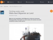 Bild zum Artikel: Auch Malta sperrt Hafen für 'Alan Kurdi'