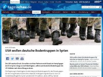 Bild zum Artikel: USA wollen deutsche Bodentruppen für Anti-IS-Einsatz in Syrien