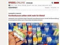 Bild zum Artikel: Homöopathie in Frankreich: Krankenkassen zahlen nicht mehr für Globuli