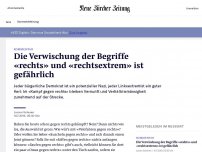 Bild zum Artikel: Wer zuerst «rechts!» ruft, hat gewonnen – warum der «Kampf gegen rechts» gefährlich ist