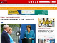 Bild zum Artikel: Bei Besuch des finnischen Premierministers - Angela Merkel erleidet dritten Zitteranfall