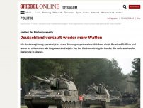 Bild zum Artikel: Anstieg der Rüstungsexporte: Deutschland verkauft wieder mehr Waffen