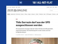 Bild zum Artikel: SPD: Thilo Sarrazin darf aus der SPD ausgeschlossen werden