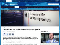 Bild zum Artikel: 'Identitäre' als rechtsextremistisch eingestuft