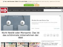 Bild zum Artikel: Nicht Nestlé oder Monsanto: Das ist das schlimmste Unternehmen der Welt