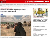 Bild zum Artikel: Gericht entscheidet erstmals - Deutschland muss Angehörige von IS-Kämpfern zurückholen