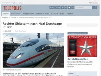 Bild zum Artikel: Rechter Shitstorm nach Nazi-Durchsage im ICE