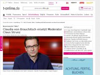 Bild zum Artikel: Moderator Claus Strunz durch eine Frau ersetzt