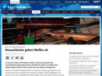 Bild zum Artikel: Nach Anschlag auf Moscheen: Neuseeländer geben Waffen ab