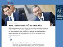 Bild zum Artikel: Neue Koalition mit FPÖ nur ohne Kickl