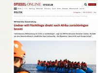 Bild zum Artikel: FDP-Chef über Seenotrettung: Lindner will Flüchtlinge direkt nach Afrika zurückbringen lassen