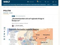 Bild zum Artikel: „Russland bereitet sich auf regionale Kriege in Europa vor“