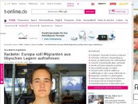 Bild zum Artikel: Rackete: Europa soll alle Migranten aus libyschen Lagern aufnehmen