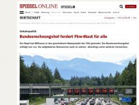 Bild zum Artikel: Verkehrspolitik: Bundesrechnungshof fordert Pkw-Maut für alle