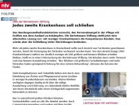 Bild zum Artikel: Idee der Bertelsmann Stiftung: Jedes zweite Krankenhaus soll schließen