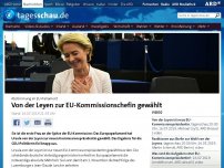 Bild zum Artikel: Wahl im EU-Parlament: Von der Leyen ist EU-Kommissionspräsidentin