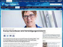 Bild zum Artikel: Kramp-Karrenbauer wird neue Verteidigungsministerin