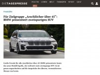 Bild zum Artikel: Für Zielgruppe „Arschlöcher über 45“: BMW präsentiert zweispurigen SUV