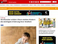 Bild zum Artikel: Erziehung  - Hirnforscher erklärt: Eltern stehlen Kindern die wichtigste Erfahrung ihrer Kindheit