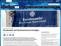 Bild zum Artikel: Urteil zur Bundeswehr: Kündigung von Rechtsextremen erlaubt