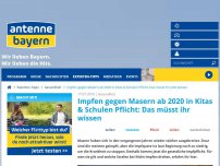 Bild zum Artikel: Impfen gegen Masern ab 2020 in Kitas & Schulen Pflicht: Das müsst ihr wissen