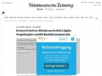 Bild zum Artikel: EIL: Erstes Urteil im Missbrauchsfall Lügde: Angeklagter erhält Bewährungsstrafe