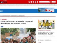 Bild zum Artikel: In Mannheim - Kinder nahmen an „Fridays for Future teil“: Nun müssen die Familien zahlen