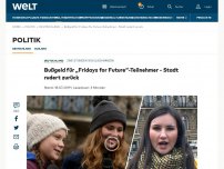 Bild zum Artikel: 88,50-Euro-Bußgeld für Teilnahme an „Fridays for Future“