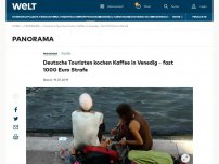 Bild zum Artikel: Deutsche Touristen kochen Kaffee in Venedig – fast 1000 Euro Strafe