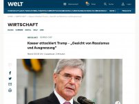 Bild zum Artikel: Kaeser attackiert Trump – „Gesicht von Rassismus und Ausgrenzung“