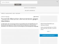 Bild zum Artikel: Demos und Bürgerfest für Weltoffenheit in Halle
