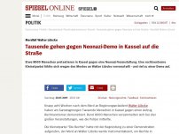 Bild zum Artikel: Mordfall Walter Lübcke: Tausende gehen gegen Neonazi-Demo in Kassel auf die Straße