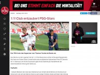 Bild zum Artikel: 1:1! Club entzaubert PSG-Stars
