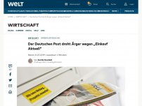 Bild zum Artikel: Der Deutschen Post droht Ärger wegen „Einkauf Aktuell“