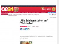 Bild zum Artikel: Alle Zeichen stehen auf Türkis-Rot