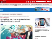 Bild zum Artikel: Klimaexperte warnt - Deutschland steht vierte Hitzewelle bevor: „Das ist nicht mehr normal“