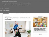 Bild zum Artikel: Weniger anstrengend: Erster E-Hometrainer kommt in den Handel