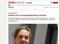 Bild zum Artikel: Flüchtlingshelferin: Rackete soll vor Europaabgeordneten sprechen