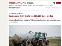 Bild zum Artikel: Zu viel Nitrat im Grundwasser: Deutschland droht Strafe von 850.000 Euro - pro Tag