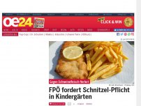 Bild zum Artikel: FPÖ fordert Schnitzel-Pflicht in Kindergärten