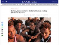 Bild zum Artikel: Justiz: „Seenotrettern“ drohen in Italien künftig Millionen-Strafen