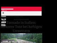 Bild zum Artikel: Tornado in Italien: Mehrere Tote bei heftigen Unwettern