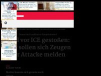 Bild zum Artikel: Kind vor ICE gestoßen: Hier sollen sich Zeugen der Attacke melden