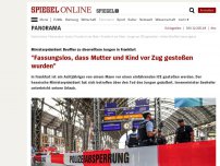 Bild zum Artikel: Ministerpräsident Bouffier zu überrolltem Jungen in Frankfurt: 'Fassungslos, dass Mutter und Kind vor Zug gestoßen wurden'