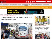 Bild zum Artikel: Mann festgenommen - Bericht: Kind in Frankfurt vor Zug gestoßen