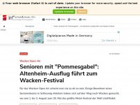 Bild zum Artikel: Heide: Senioren mit 'Pommesgabel' - ein Altenheim-Ausflug führt zum Wacken-Festival
