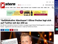 Bild zum Artikel: Wegen Frankfurt-Attacke: 'Gefühlskalter Abschaum': Oliver Pocher legt sich auf Twitter mit der AfD an